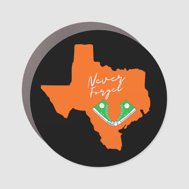 Never Forget Uvalde Tribute  Car Magnet (Front)