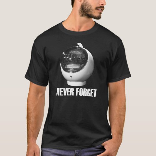 Never Forget Weltron 8_Track Dark T_Shirt