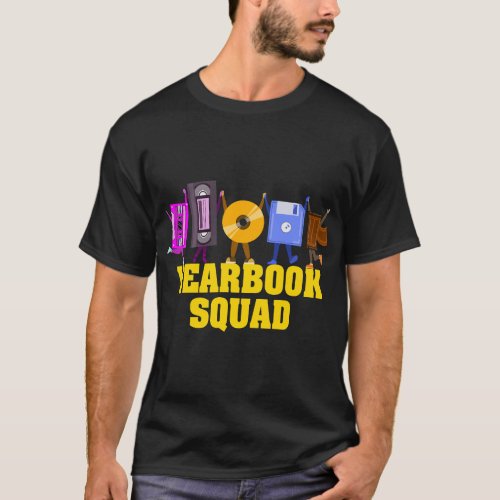 Never Forget Yearbook Squad Cassette Tape Floppy D T_Shirt