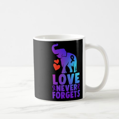 Never Forgets Alzheimerheimer Elephant 1  Coffee Mug