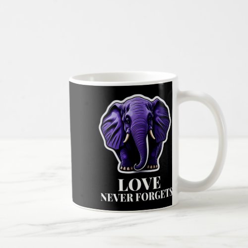 Never Forgets Elephant For Woman Alzheimerheimers Coffee Mug