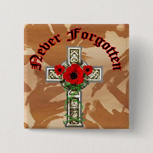 Never Forgotten Button (Front)