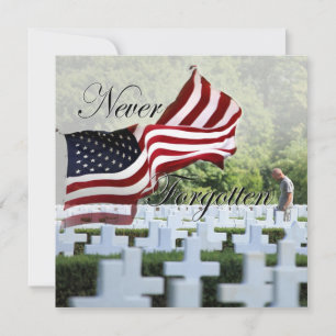 Never Forgotten - Memorial Day Invitation