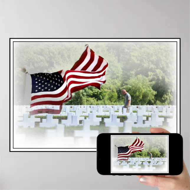 Never Forgotten - Memorial Day Poster | Zazzle