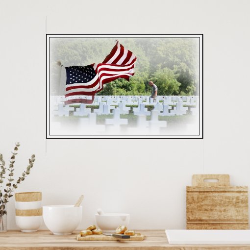 Never Forgotten - Memorial Day Poster | Zazzle