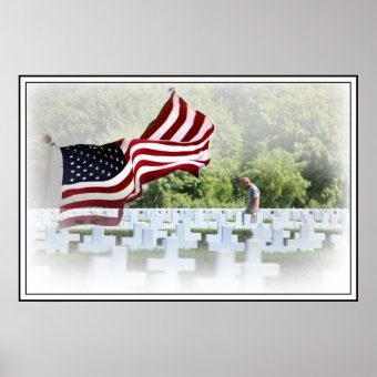 Never Forgotten - Memorial Day Poster | Zazzle