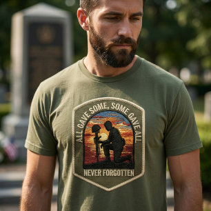 Never Forgotten Memorial Day Soldier T-Shirt