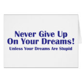 Never Give Up (Front Horizontal)