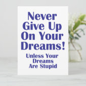 Never Give Up (Standing Front)