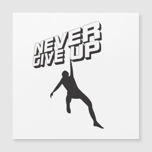 Never give up (Front)