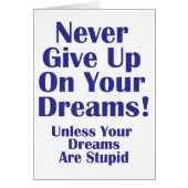 Never Give Up (Front)