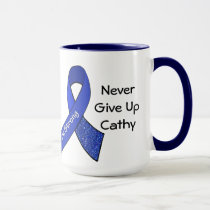 Never Give Up "Add Name" CFS Big Mug