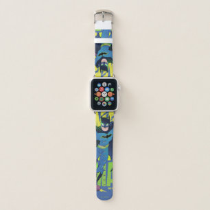 Never Give Up Batman Running Graphic Apple Watch Band