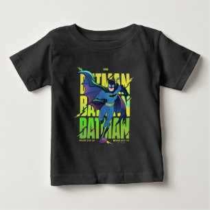 Never Give Up Batman Running Graphic Baby T-Shirt