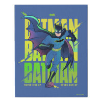 Never Give Up Batman Running Graphic