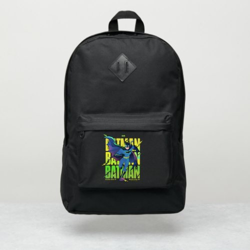 Never Give Up Batman Running Graphic Port Authority Backpack
