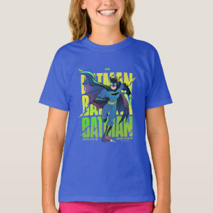 Never Give Up Batman Running Graphic T-Shirt