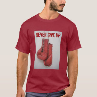 Never Give Up, Boxing Gloves T-shirt