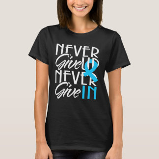 Never Give Up Cancer Fight Patient Survivor T-Shirt