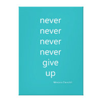 Never Give Up, Boxing & Life Motivation Poster by MYSUNLIFE