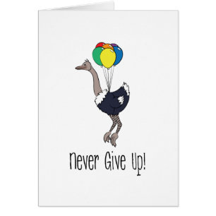 Never give up cards