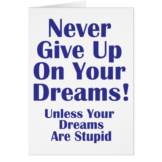 Never Give Up Cards (Front)