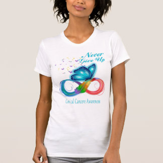 Never Give Up Cervical Cancer Awareness T-Shirt