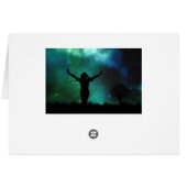 "Never Give Up" Getting out of Wheelchair Card (Back Horizontal)