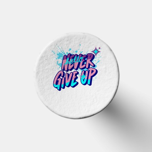 NEVER GIVE UP  GOLF TEES