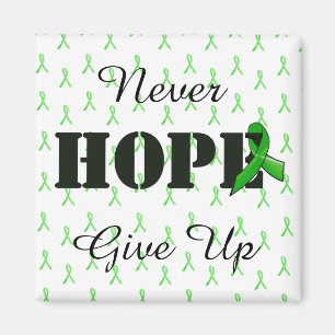 Never Give Up, Hope Lyme Disease Awareness Magnet