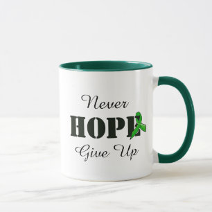 Never Give Up, Hope Lyme Disease Awareness Mug