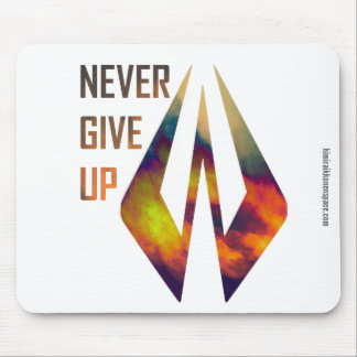 Never Give Up - Kimi Raikkonen Mouse Pad