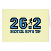 Never give up marathon (Front Horizontal)