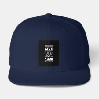 Never Give Up On Your Dreams Motivational Baseball Visor