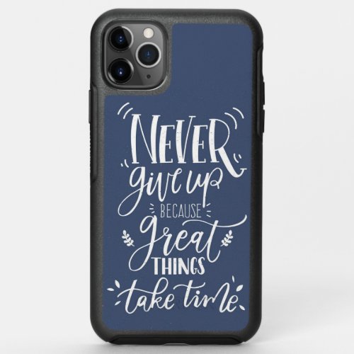 Never Give Up OtterBox Symmetry iPhone 11 Pro Max Case