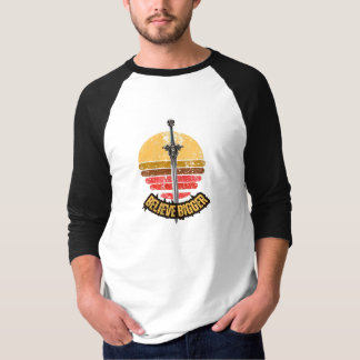 Never Give Up Sunset Adventure Baseball Raglan T-Shirt