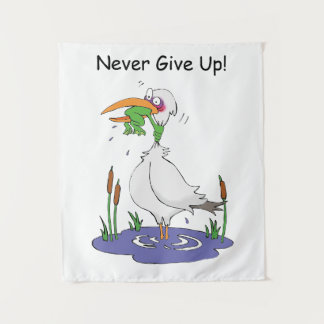 Never Give Up! Tapestry