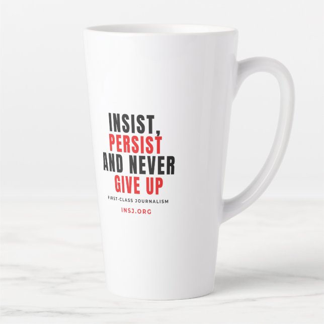 Never Give Up Two-Tone Mug (Right)