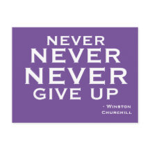Never Give Up Winston Churchill Motivational