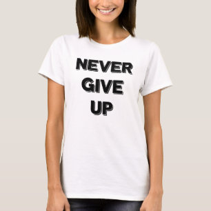 Never Give Up Women's Flowy Muscle Tank Top