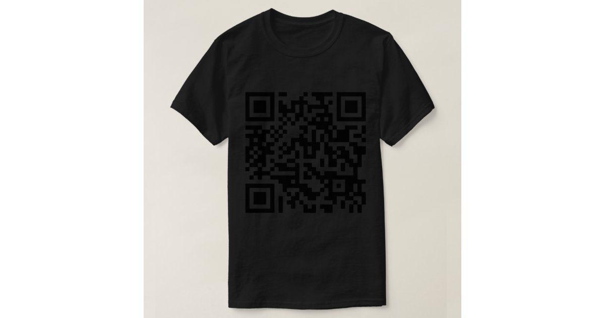 NEW RICK ASTLEY T SHIRT FEATURING A RICK ROLL QR CODE ON THE BACK! VINTAGE  80s