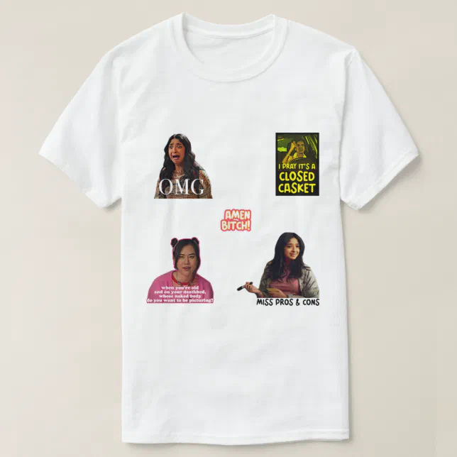never have i ever season 2 pack collection set T-Shirt | Zazzle