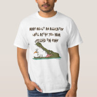 Never Insult an Alligator Humor