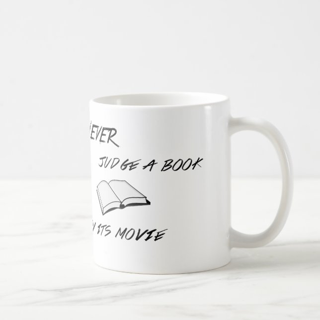 Never Judge a Book Mug (Right)