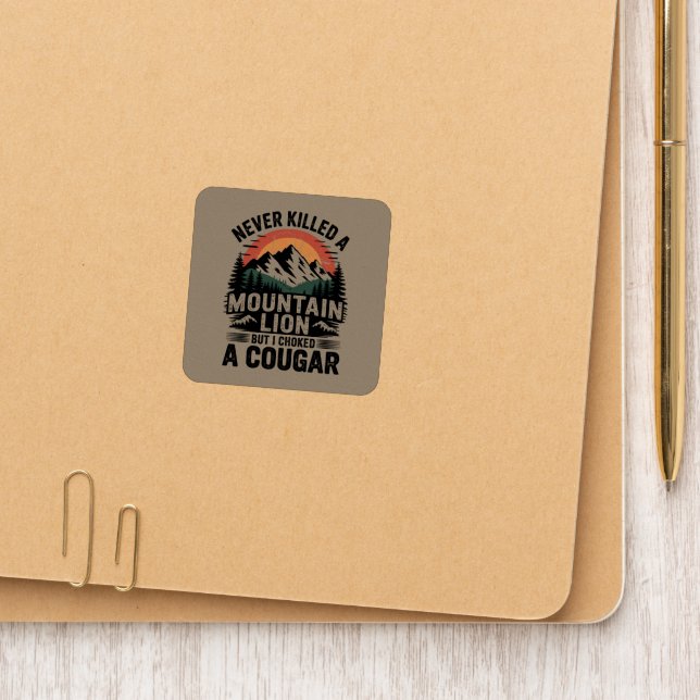 Never Killed A Mountain Lion But I've Choked A Cou Patch (On Folder)