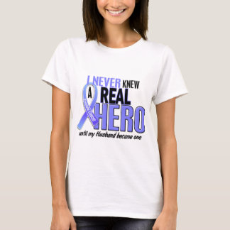 Never Knew A Hero 2 Husband Prostate Cancer T-Shirt