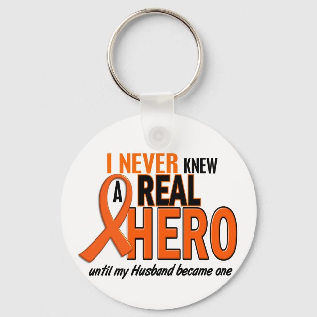 Never Knew A Hero 2 ORANGE (Husband) Keychain (Front)