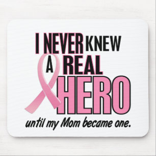 Never Knew A Hero 2 PINK (Mom) Mouse Pad