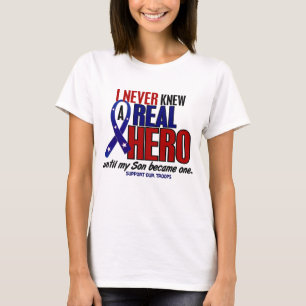 Never Knew A Hero 2 Son (Support Our Troops) T-Shirt