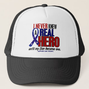 Never Knew A Hero 2 Son (Support Our Troops) Trucker Hat